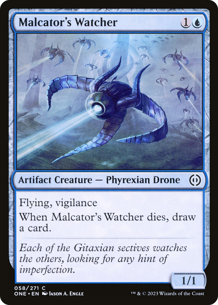 Malcator's Watcher [Phyrexia: All Will Be One] | Yard's Games Ltd