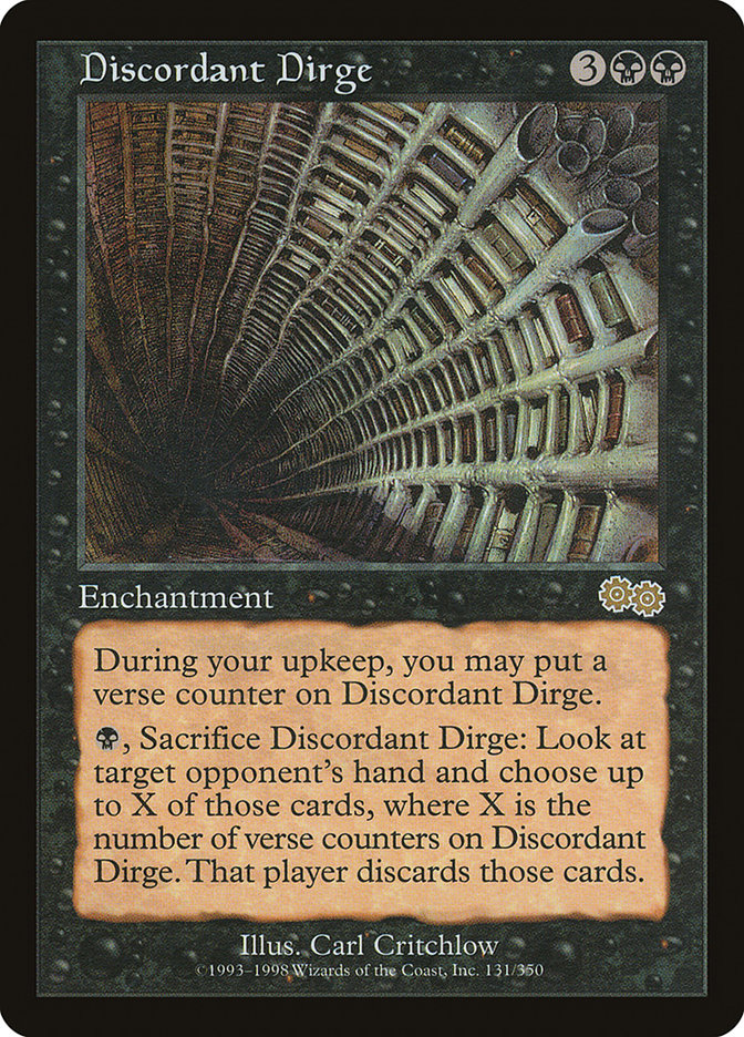 Discordant Dirge [Urza's Saga] | Yard's Games Ltd