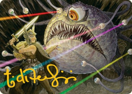 Hive of the Eye Tyrant Art Card (Gold-Stamped Signature) [Dungeons & Dragons: Adventures in the Forgotten Realms Art Series] | Yard's Games Ltd