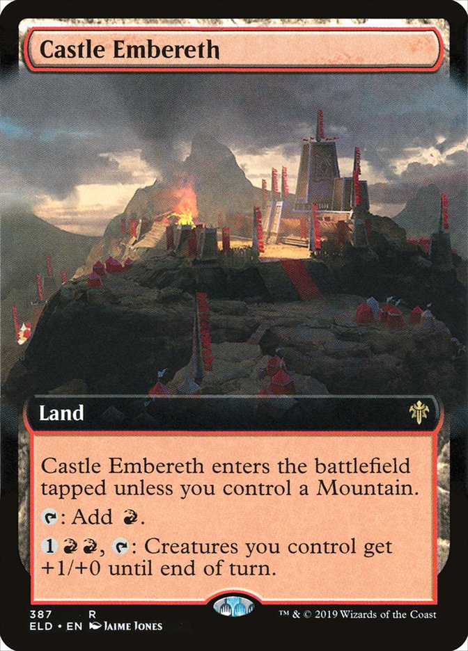 Castle Embereth (Extended Art) [Throne of Eldraine] | Yard's Games Ltd