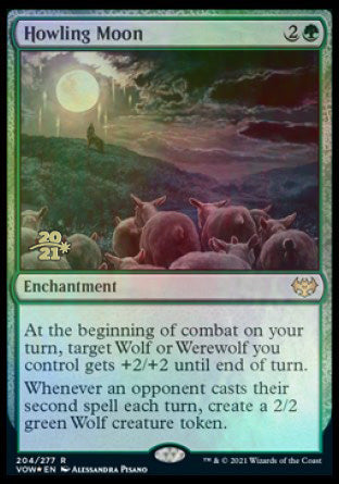 Howling Moon [Innistrad: Crimson Vow Prerelease Promos] | Yard's Games Ltd