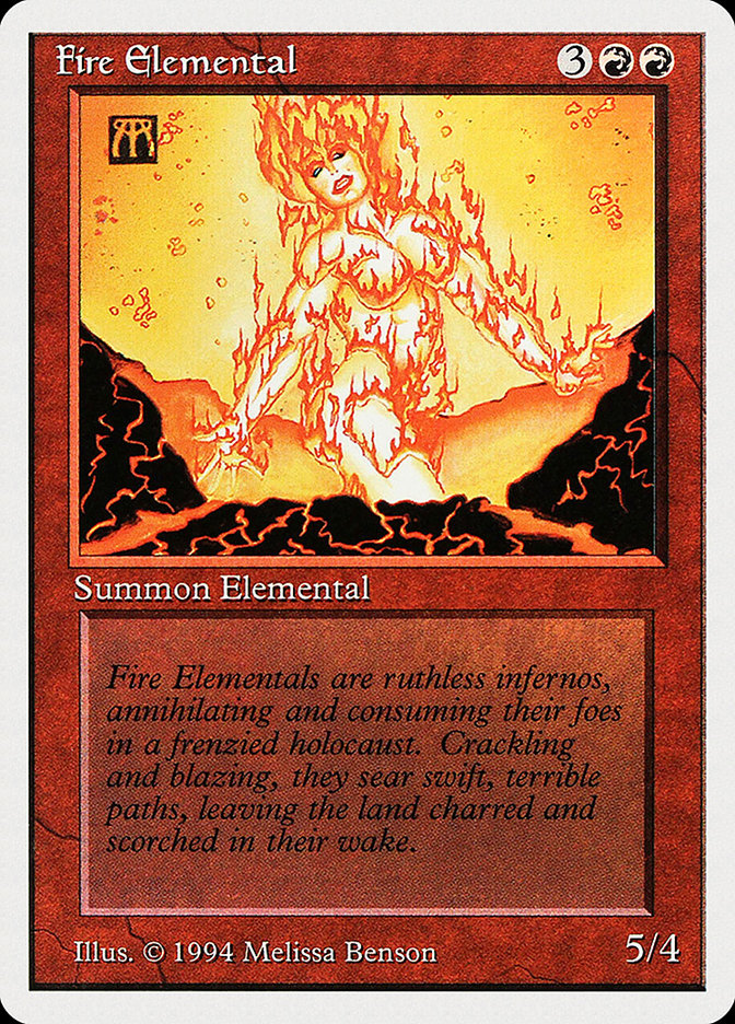 Fire Elemental [Summer Magic / Edgar] | Yard's Games Ltd