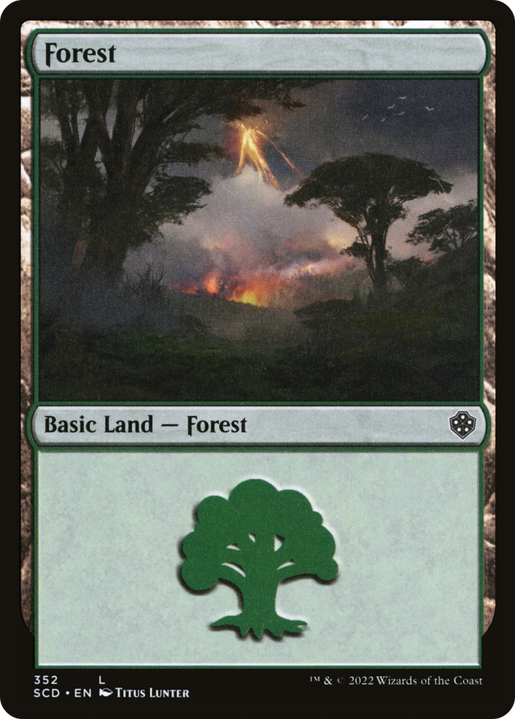 Forest (352) [Starter Commander Decks] | Yard's Games Ltd