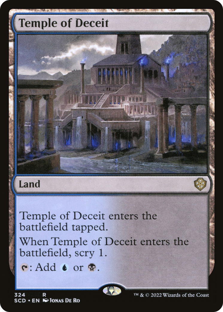 Temple of Deceit [Starter Commander Decks] | Yard's Games Ltd