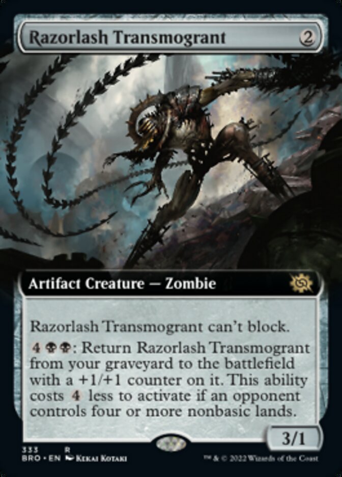 Razorlash Transmogrant (Extended Art) [The Brothers' War] | Yard's Games Ltd