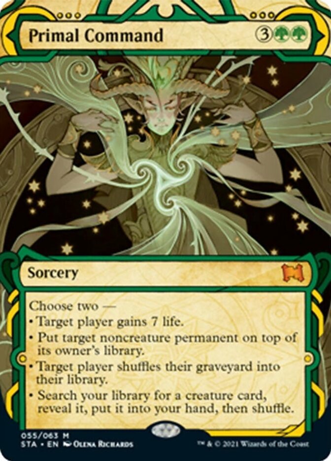 Primal Command (Foil Etched) [Strixhaven: School of Mages Mystical Archive] | Yard's Games Ltd