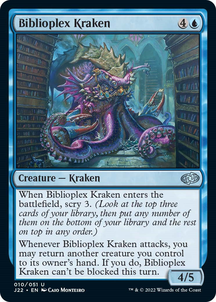 Biblioplex Kraken [Jumpstart 2022] | Yard's Games Ltd