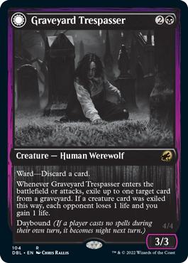 Graveyard Trespasser // Graveyard Glutton [Innistrad: Double Feature] | Yard's Games Ltd