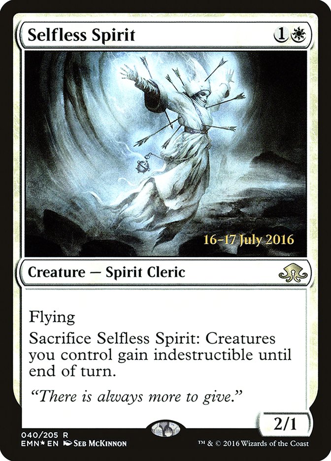 Selfless Spirit [Eldritch Moon Prerelease Promos] | Yard's Games Ltd