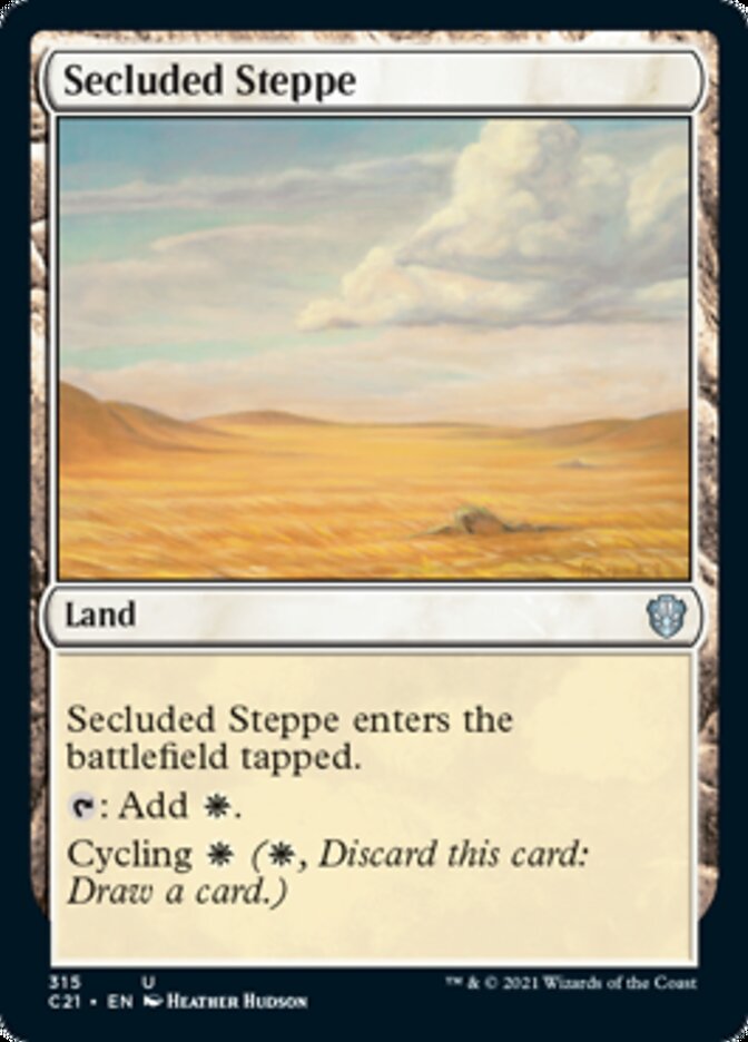 Secluded Steppe [Commander 2021] | Yard's Games Ltd