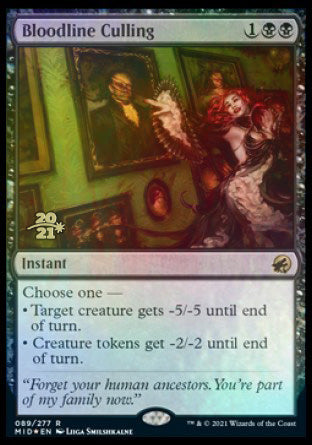 Bloodline Culling [Innistrad: Midnight Hunt Prerelease Promos] | Yard's Games Ltd