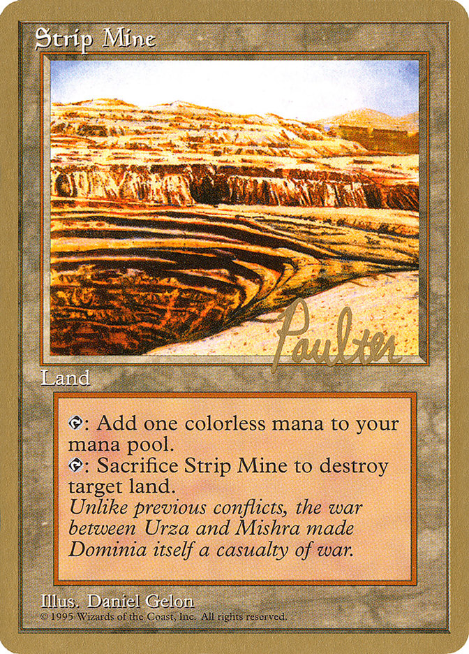 Strip Mine (Preston Poulter) [Pro Tour Collector Set] | Yard's Games Ltd