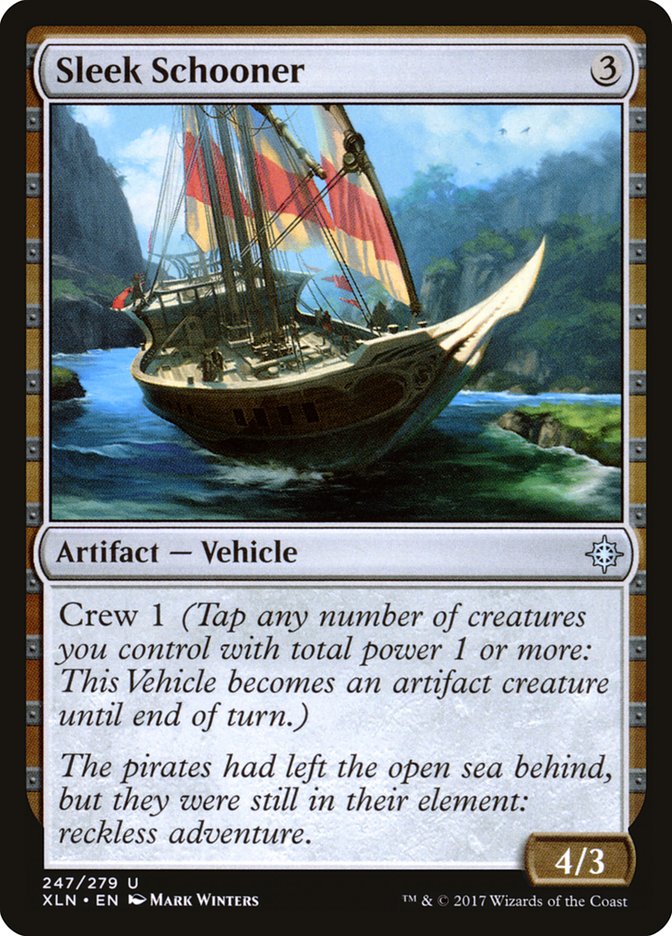 Sleek Schooner [Ixalan] | Yard's Games Ltd