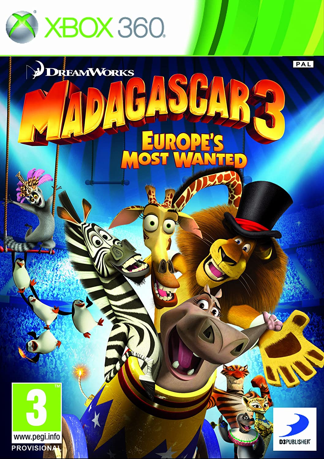 Madagascar 3 Europe's Most Wanted - Xbox 360 | Yard's Games Ltd