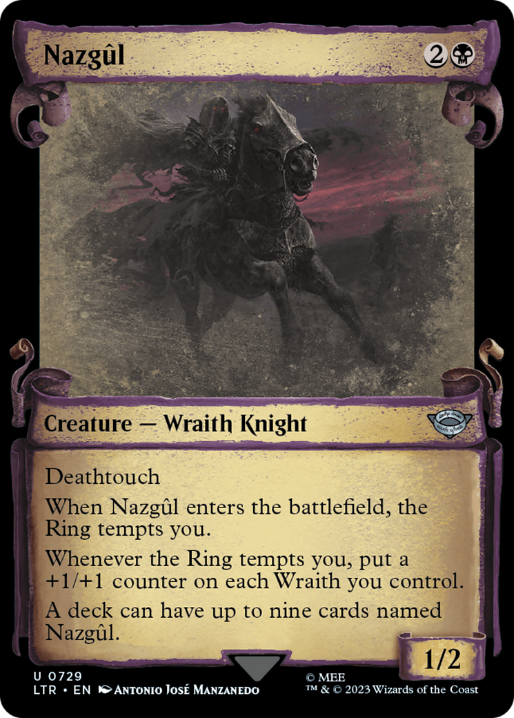 Nazgul (0729) [The Lord of the Rings: Tales of Middle-Earth Showcase Scrolls] | Yard's Games Ltd