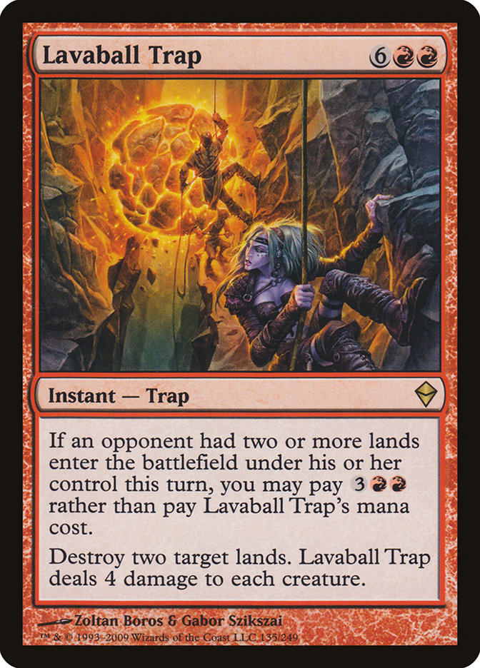 Lavaball Trap [Zendikar] | Yard's Games Ltd