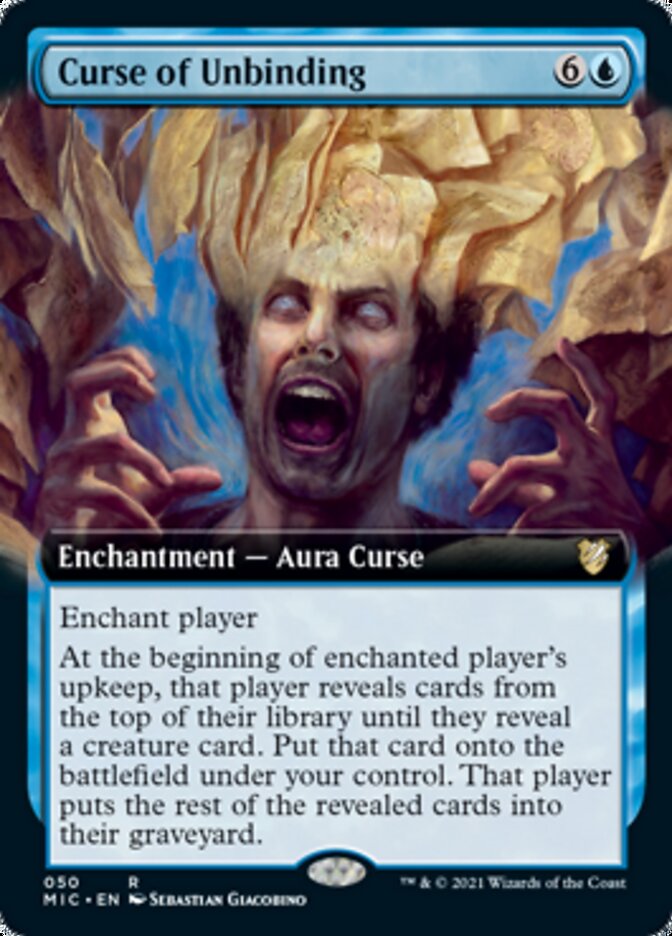 Curse of Unbinding (Extended Art) [Innistrad: Midnight Hunt Commander] | Yard's Games Ltd