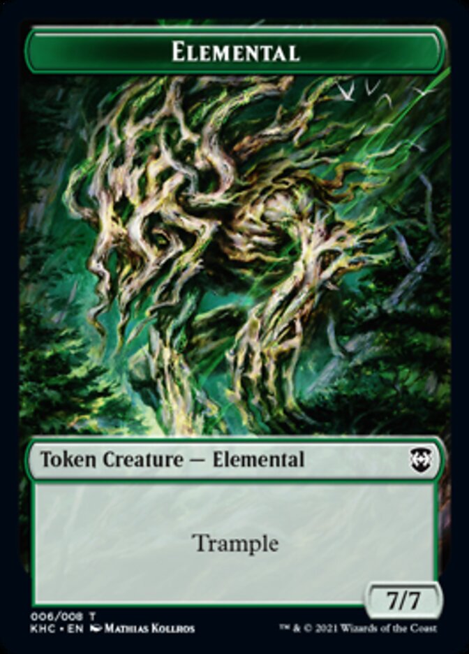 Elemental Token [Kaldheim Commander Tokens] | Yard's Games Ltd