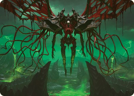 Archfiend of the Dross Art Card [Phyrexia: All Will Be One Art Series] | Yard's Games Ltd