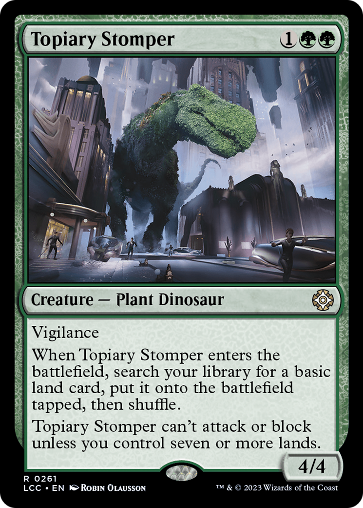 Topiary Stomper [The Lost Caverns of Ixalan Commander] | Yard's Games Ltd