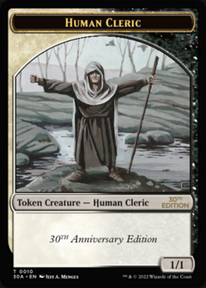 Human Cleric Token [30th Anniversary Tokens] | Yard's Games Ltd