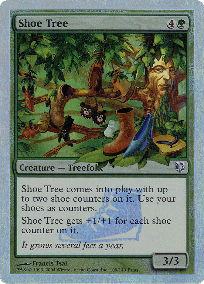 Shoe Tree (Alternate Foil) [Unhinged] | Yard's Games Ltd