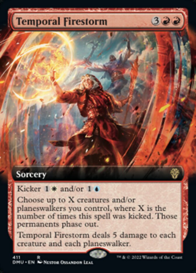 Temporal Firestorm (Extended Art) [Dominaria United] | Yard's Games Ltd