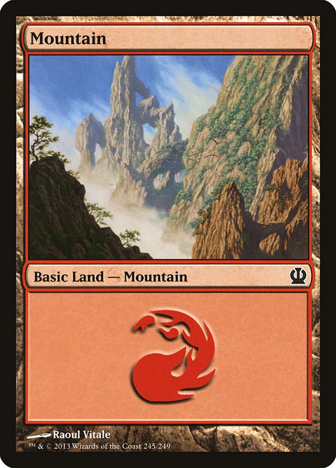 Mountain (245) [Theros] | Yard's Games Ltd