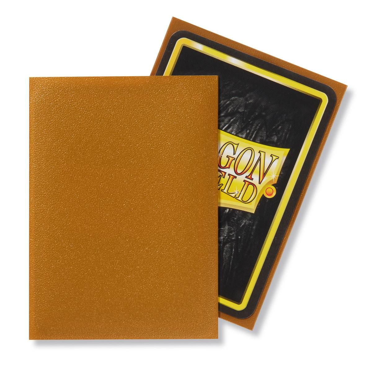 Dragon Shield: Standard 100ct Sleeves - Gold (Matte) | Yard's Games Ltd