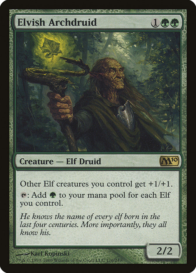 Elvish Archdruid [Magic 2010] | Yard's Games Ltd