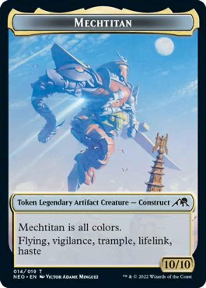 Mechtitan Token [Kamigawa: Neon Dynasty Tokens] | Yard's Games Ltd