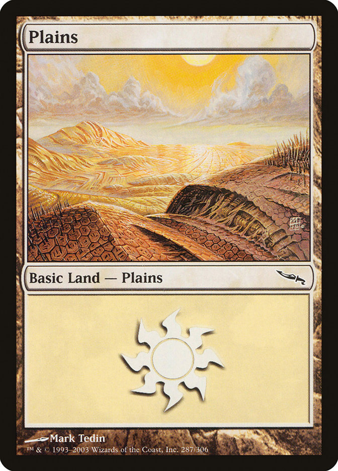 Plains (287) [Mirrodin] | Yard's Games Ltd