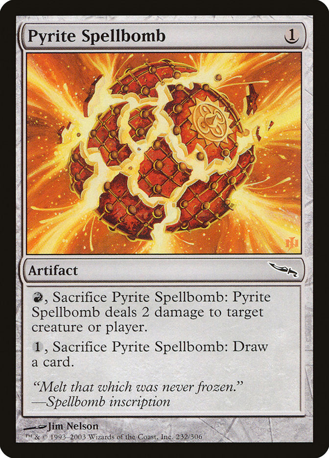 Pyrite Spellbomb [Mirrodin] | Yard's Games Ltd