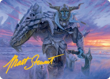 Frost Giant Art Card (Gold-Stamped Signature) [Dungeons & Dragons: Adventures in the Forgotten Realms Art Series] | Yard's Games Ltd