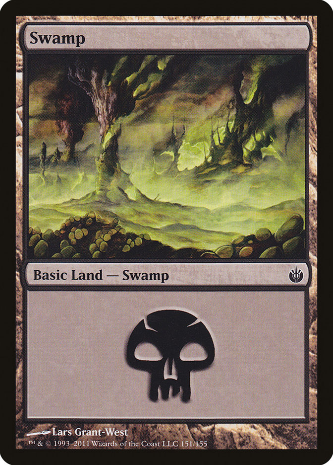 Swamp (151) [Mirrodin Besieged] | Yard's Games Ltd