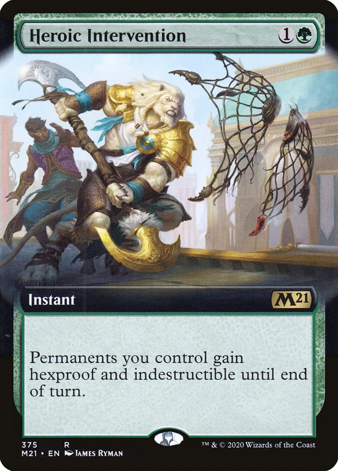 Heroic Intervention (Extended Art) [Core Set 2021] | Yard's Games Ltd