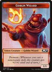 Construct // Goblin Wizard Double-Sided Token [Core Set 2021 Tokens] | Yard's Games Ltd