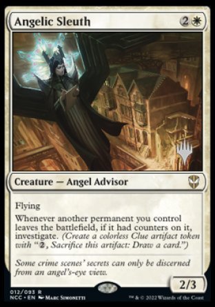 Angelic Sleuth (Promo Pack) [Streets of New Capenna Commander Promos] | Yard's Games Ltd