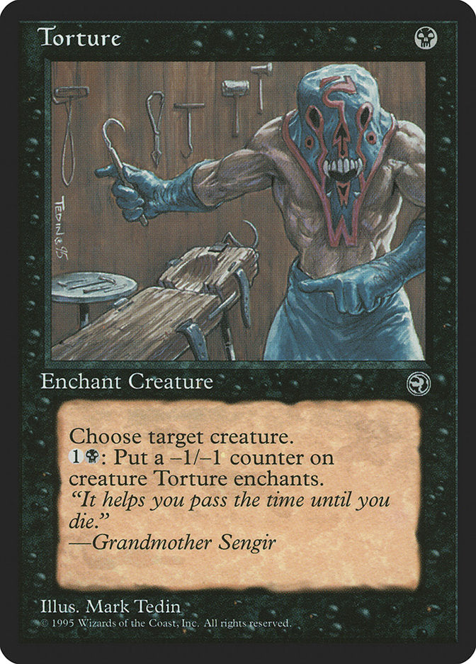 Torture (Grandmother Sengir Flavor Text) [Homelands] | Yard's Games Ltd