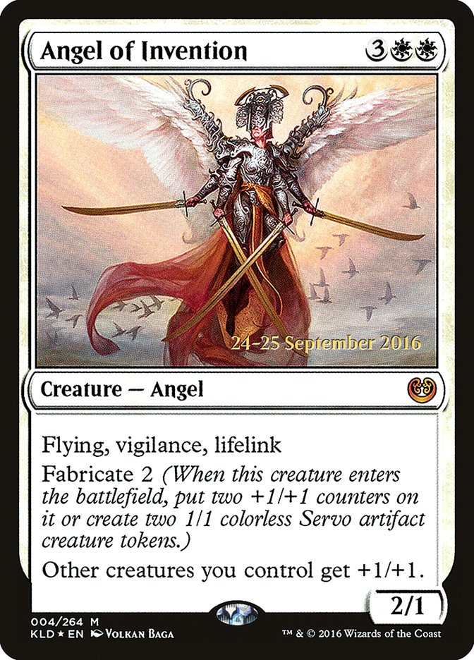 Angel of Invention [Kaladesh Prerelease Promos] | Yard's Games Ltd