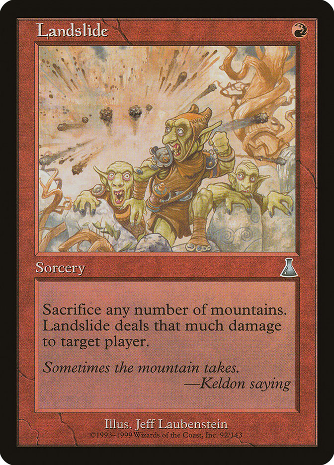 Landslide [Urza's Destiny] | Yard's Games Ltd