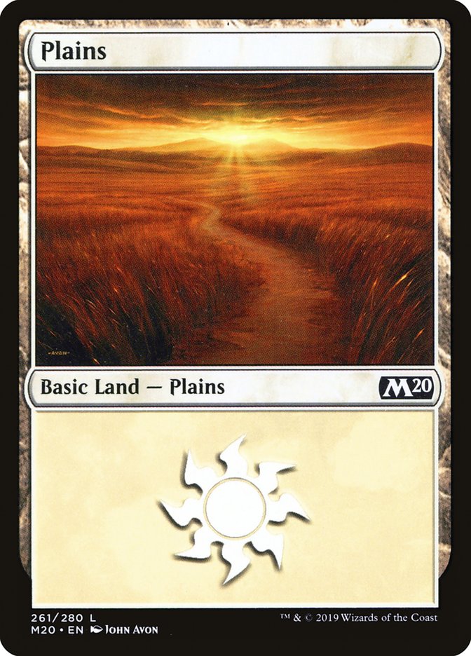 Plains (261) [Core Set 2020] | Yard's Games Ltd