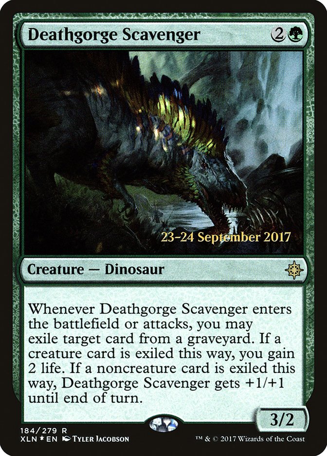 Deathgorge Scavenger [Ixalan Prerelease Promos] | Yard's Games Ltd