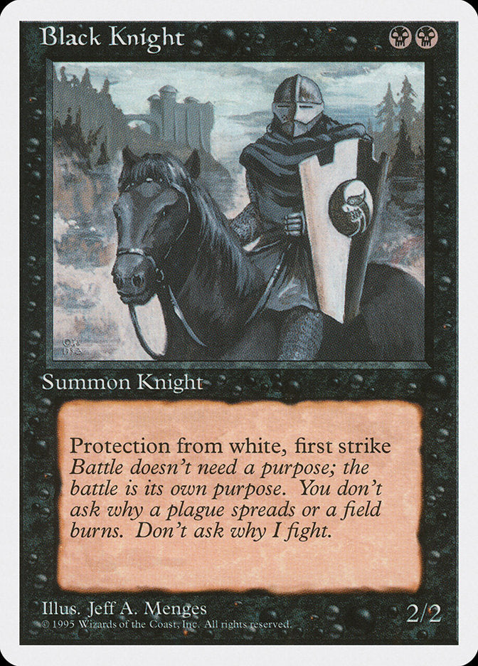 Black Knight [Fourth Edition] | Yard's Games Ltd