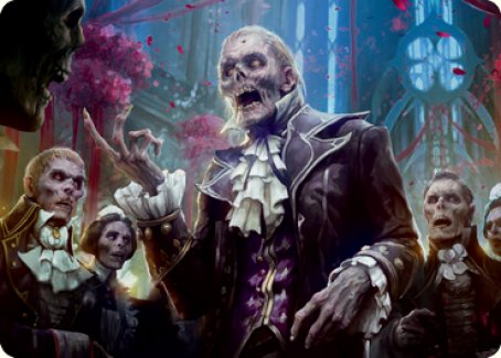 Undead Butler Art Card [Innistrad: Crimson Vow Art Series] | Yard's Games Ltd