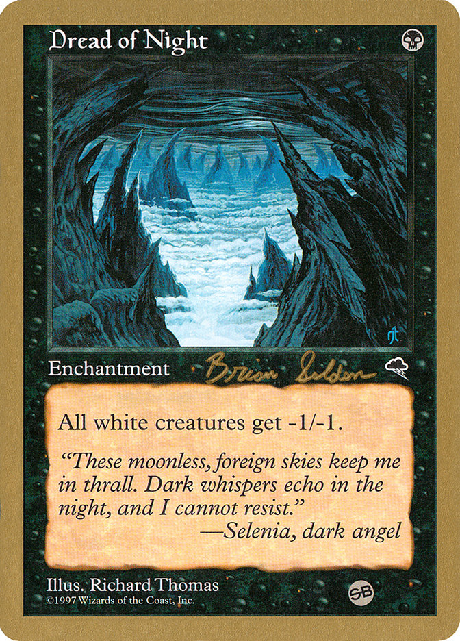 Dread of Night (Brian Selden) (SB) [World Championship Decks 1998] | Yard's Games Ltd