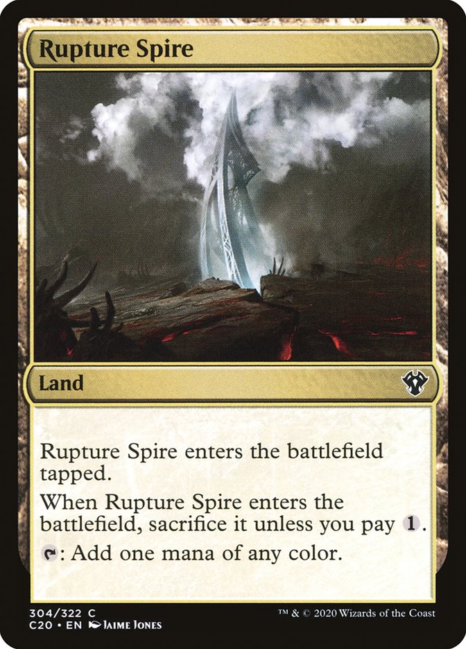 Rupture Spire [Commander 2020] | Yard's Games Ltd