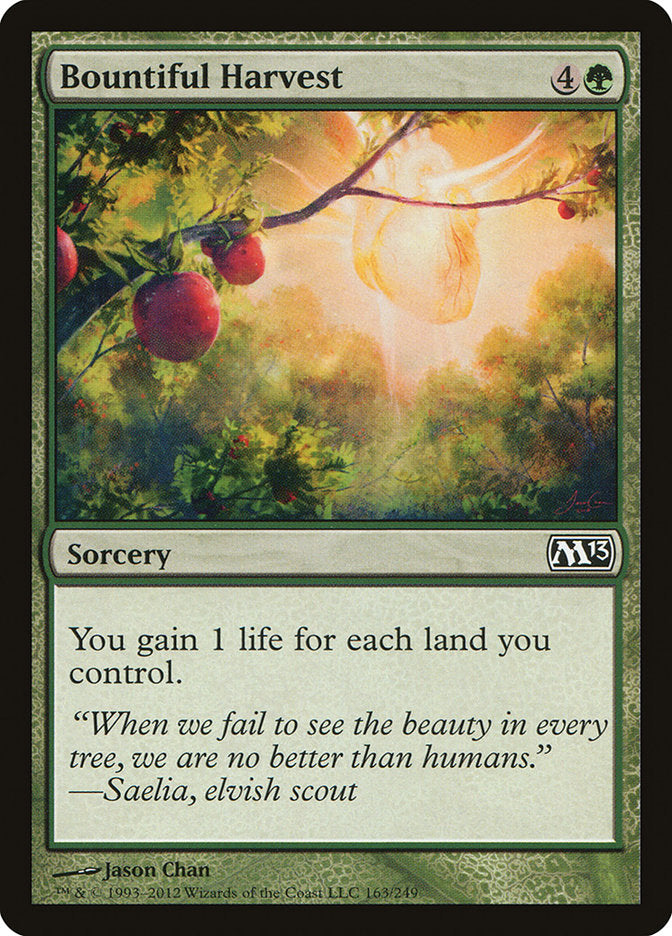 Bountiful Harvest [Magic 2013] | Yard's Games Ltd