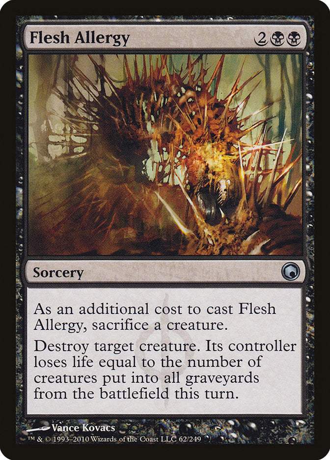 Flesh Allergy [Scars of Mirrodin] | Yard's Games Ltd