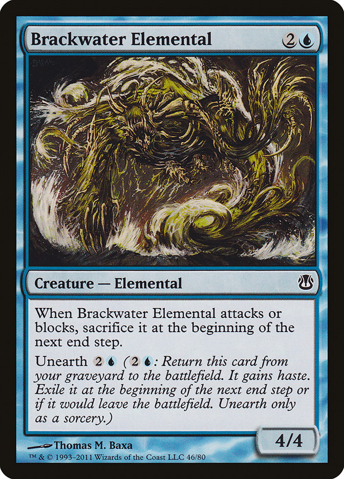 Brackwater Elemental [Duel Decks: Ajani vs. Nicol Bolas] | Yard's Games Ltd